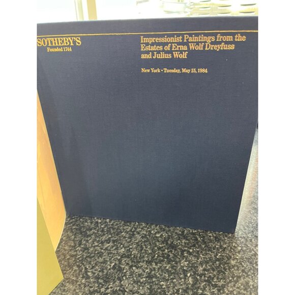 Sotheby's Impressionist Paintings Estates of Erna Wolf Dreyfuss and Julius Wolf - Picture 3 of 4